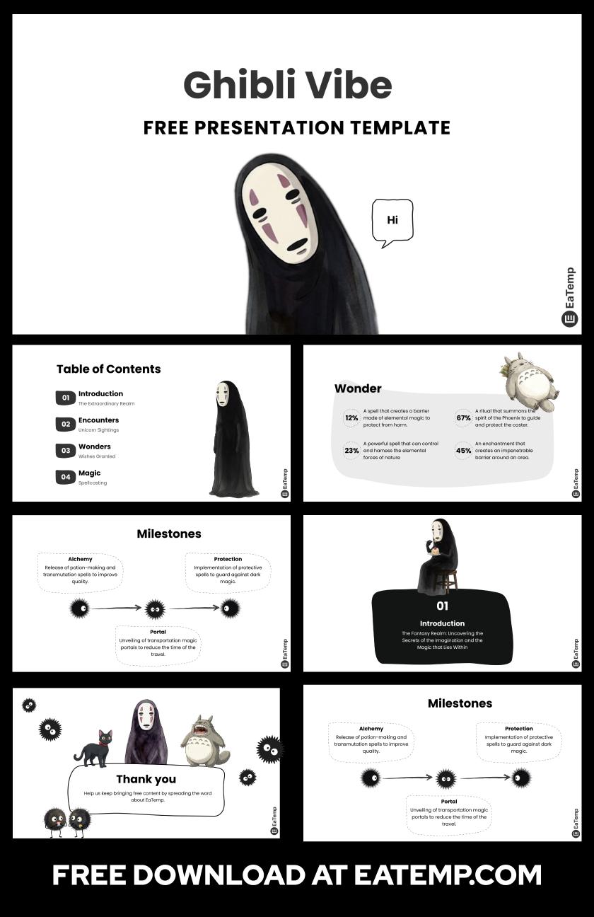 Ghibli Vibe Presentation Template by EaTemp Details