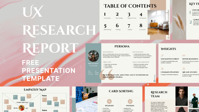 UX Reseach Template, Persona Template, Empathy Map Template, Card Sorting Template