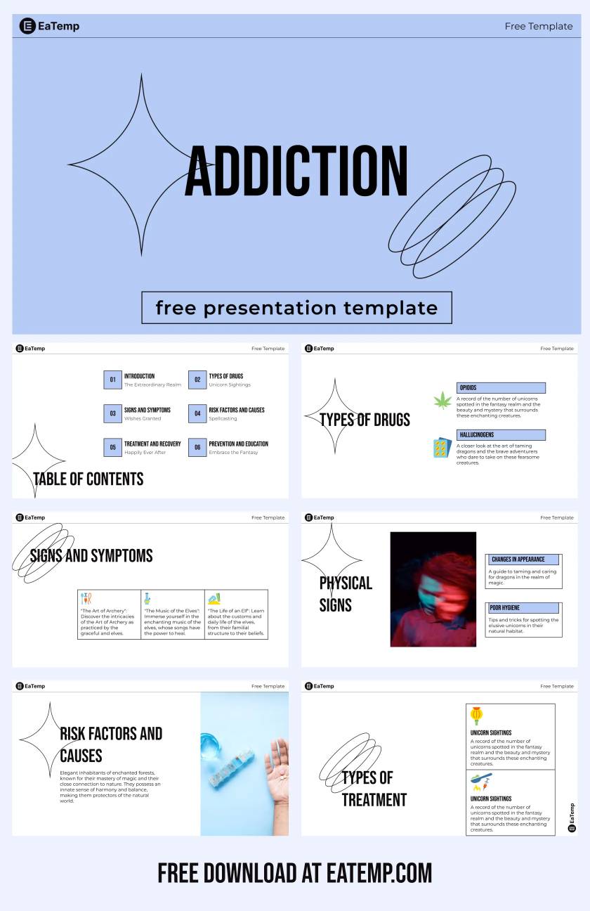 Addiction Presentation Template
