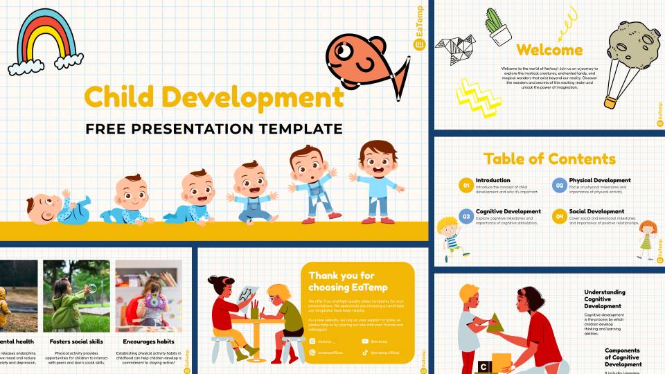 Free Child Development PowerPoint Template