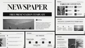 Newspaper Powerpoint Template