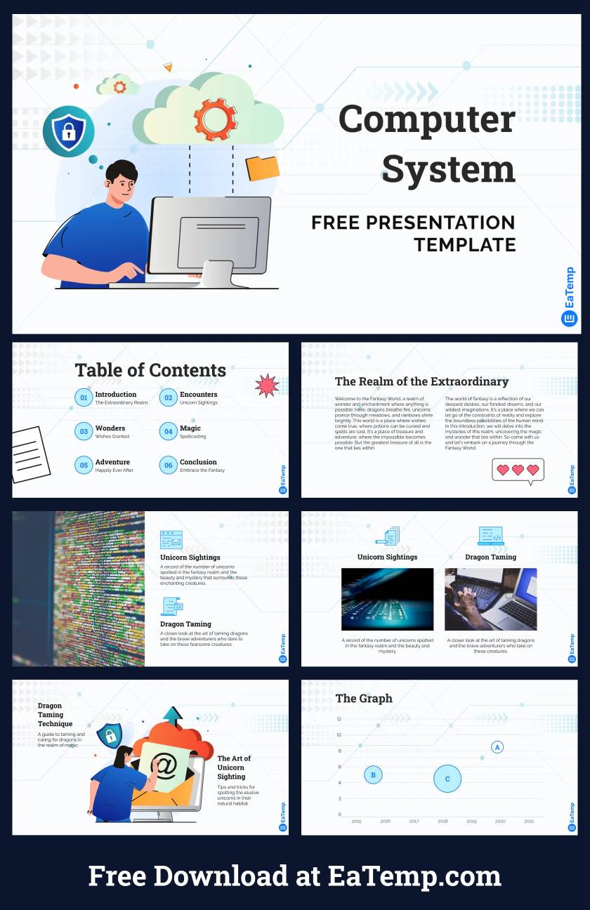 Computer System PPT Presentation Template