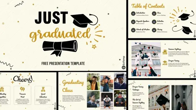 Graduation PowerPoint Presentation Template - Cover