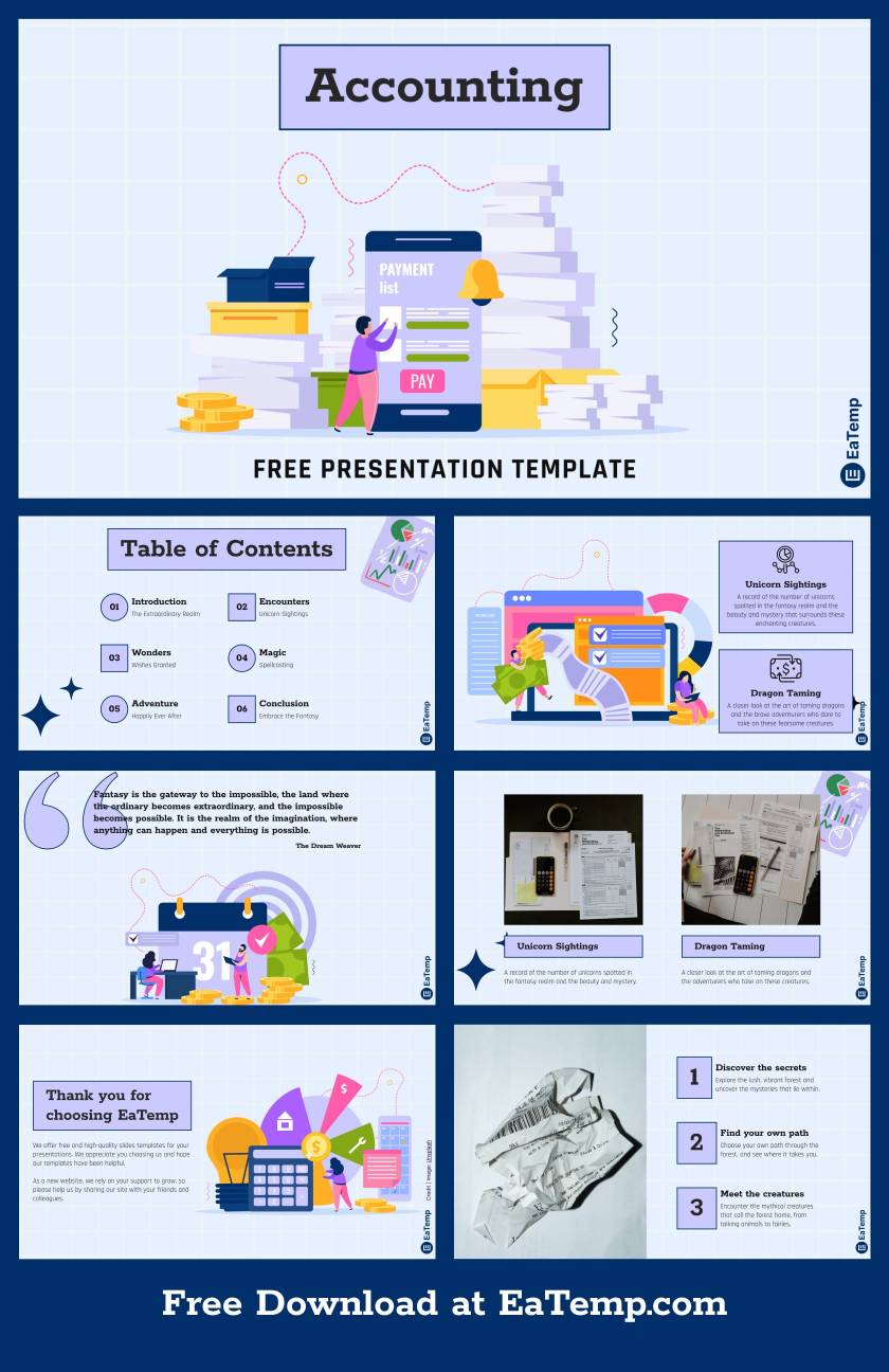 Accounting PPT Presentation Template 1