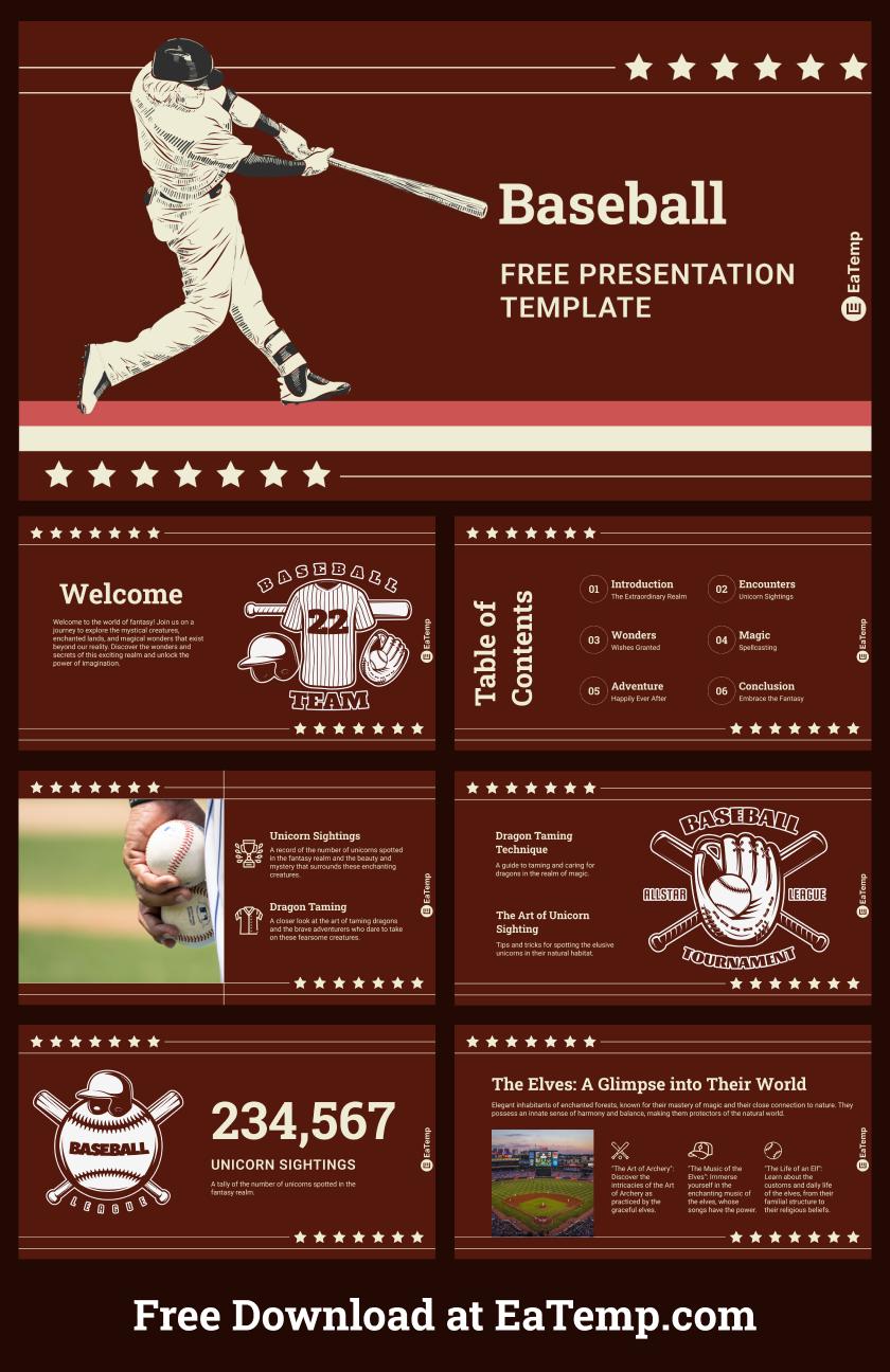 Baseball PowerPoint Presentation Template
