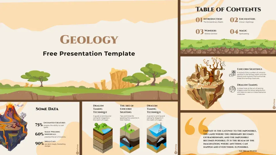 Geology PPT Presentation Template