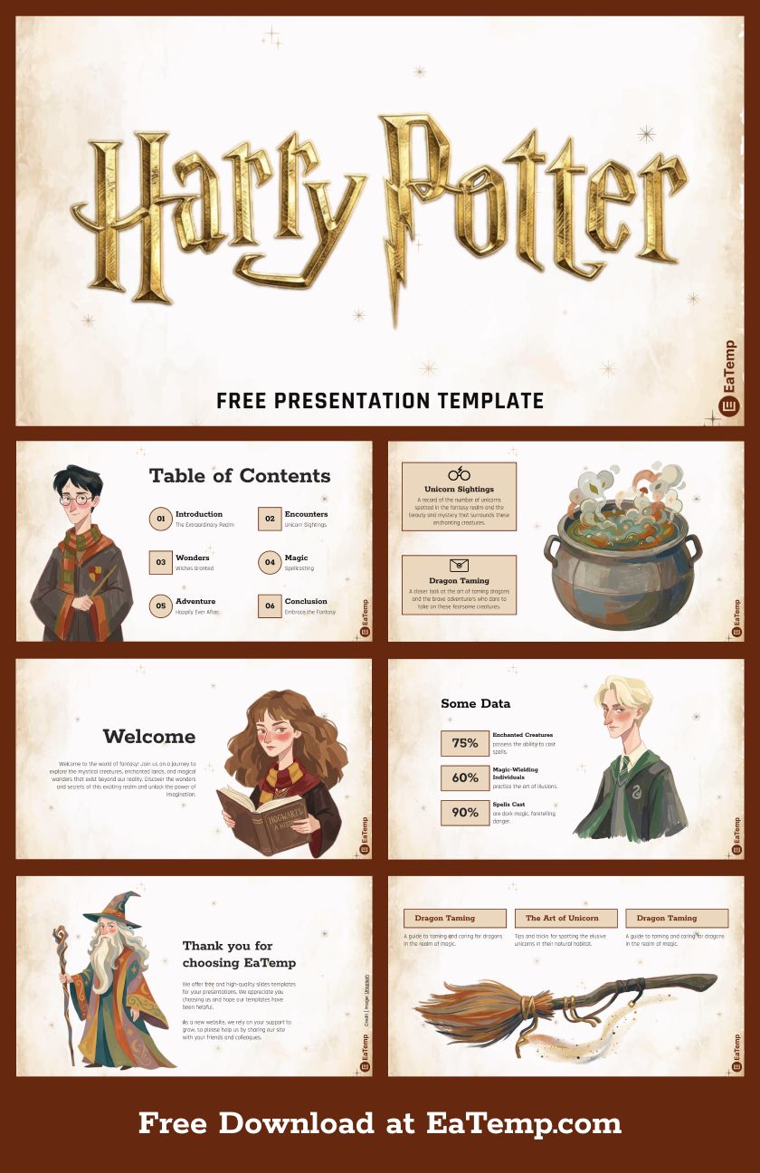 Harry Potter PowerPoint Presentation Template