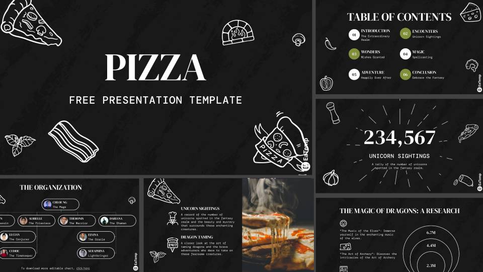 Pizza PPT Presentation Template
