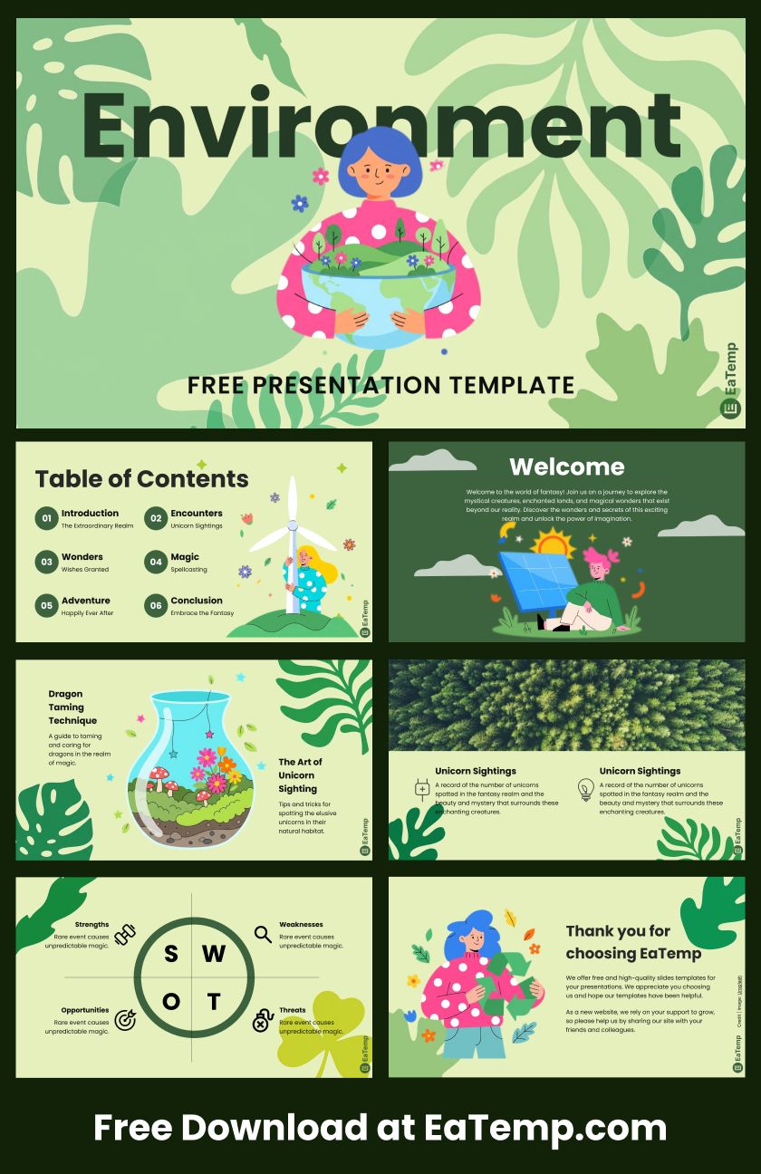 PowerPoint Environment Presentation Template