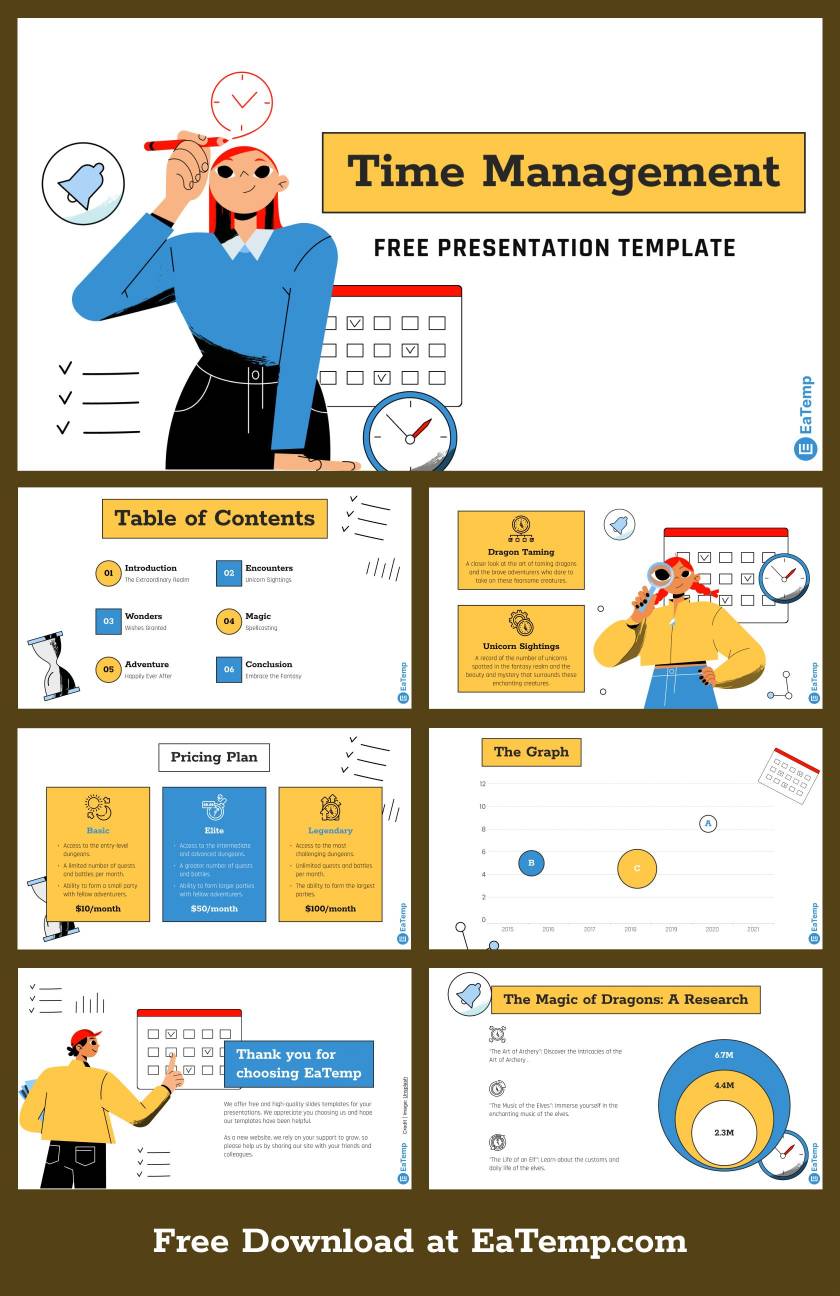 Time Management PPT Presentation Template