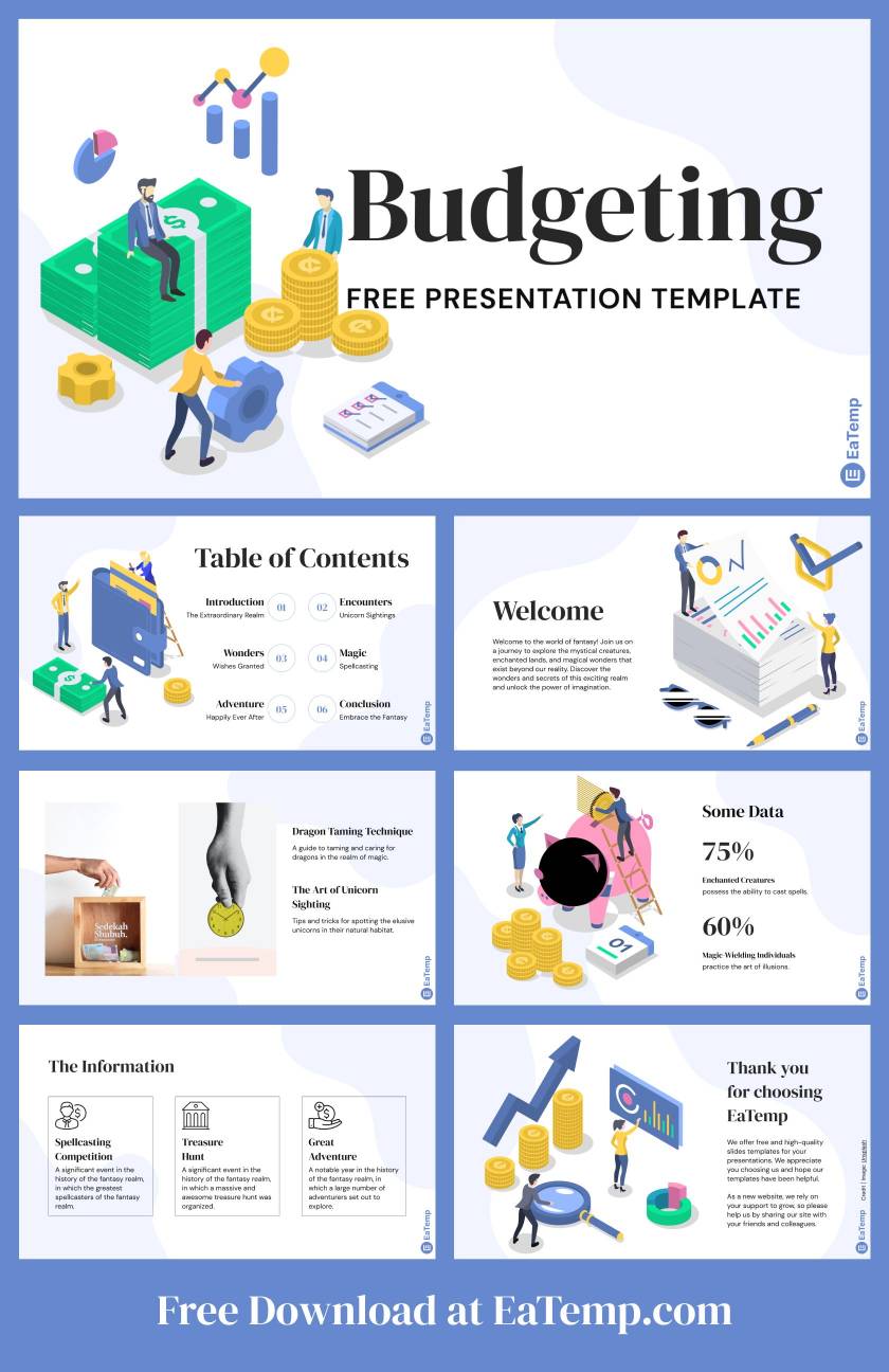 Budgeting PowerPoint Presentation Template 1