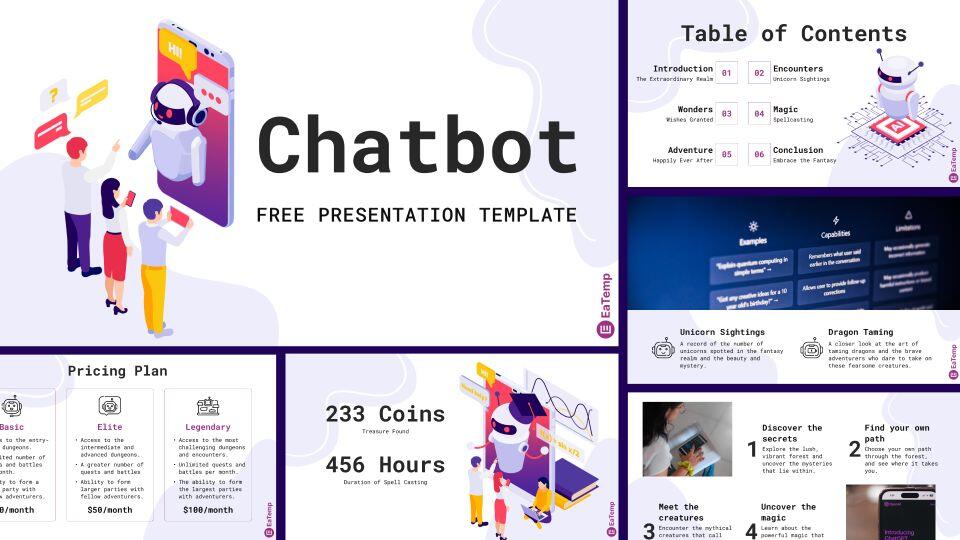 Chatbot PPT Presentation Template