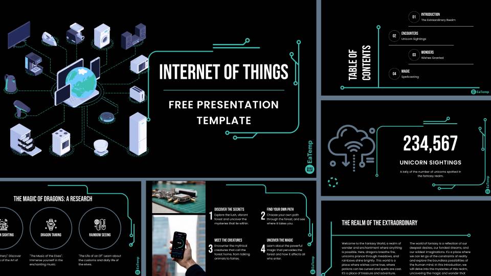 Internet of Things PPT Presentation Template