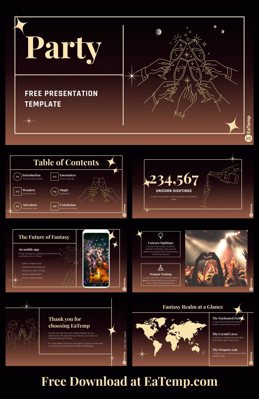 Party 13 PPT Party Presentation Template