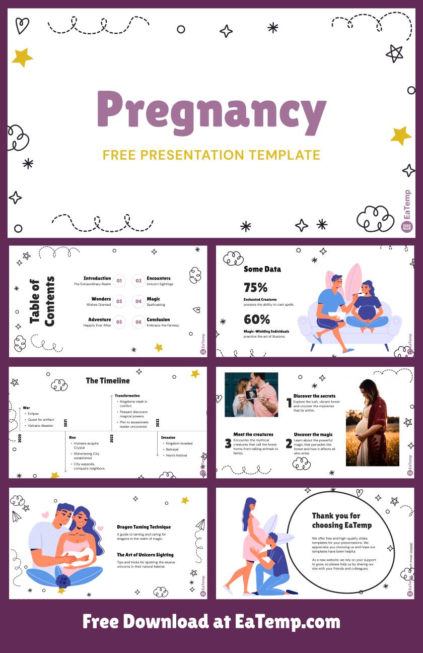 Pregnancy PPT Presentation Template - EaTemp