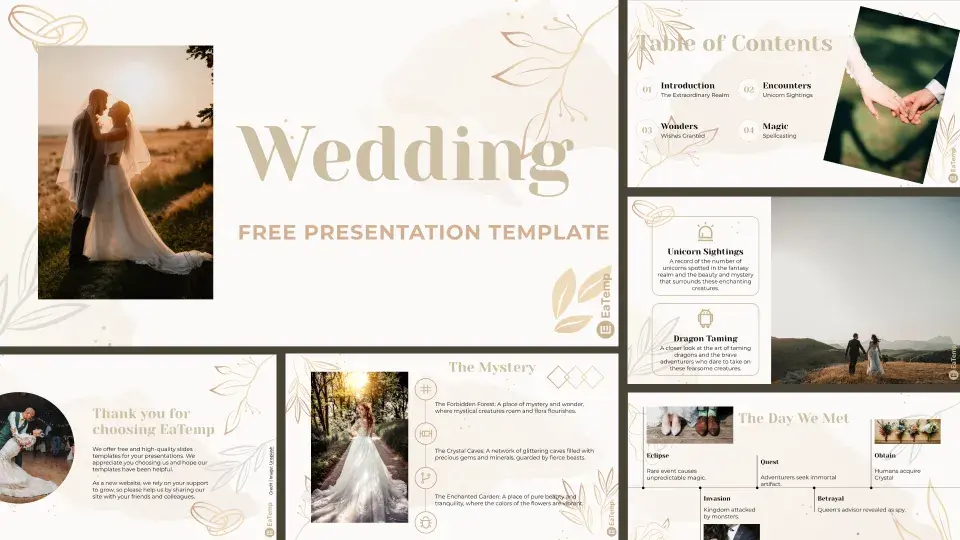 Wedding PowerPoint Presentation Template