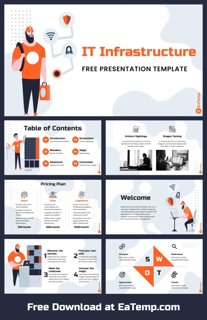 IT Infrastructure PPT Presentation Template scaled