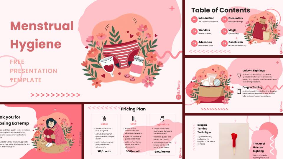 Menstrual Hygiene 8 Menstrual Hygiene