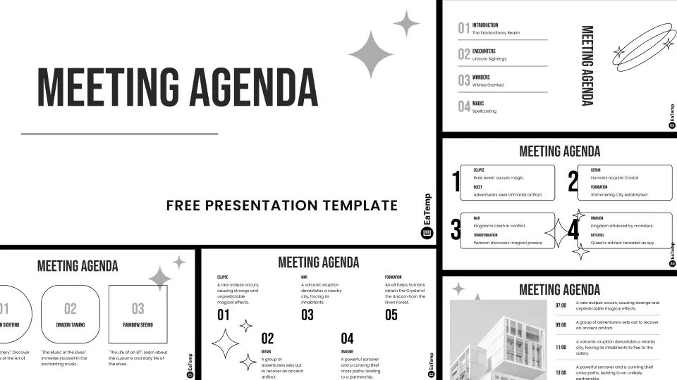 PowerPoint Meeting Agenda Template