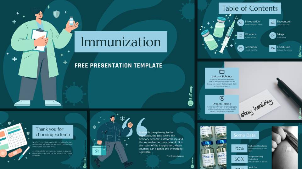 Immunization 5 Immunization PPT Presentation Template