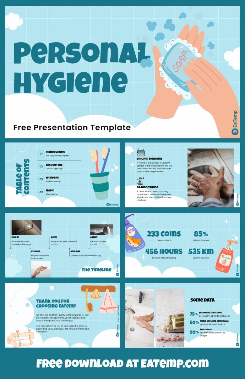 Personal Hygiene PPT Presentation Template