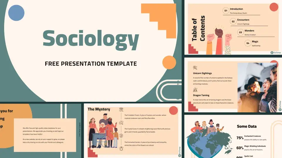 Sociology PPT Presentation Template
