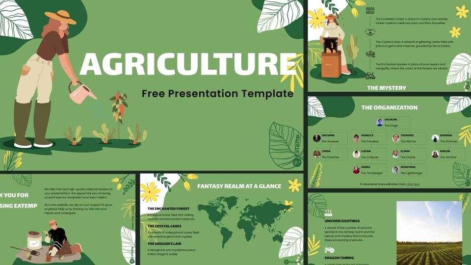 Agriculture PPT Presentation Template & Google Slides Theme