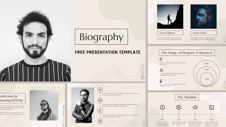 Biography PowerPoint Presentation Template