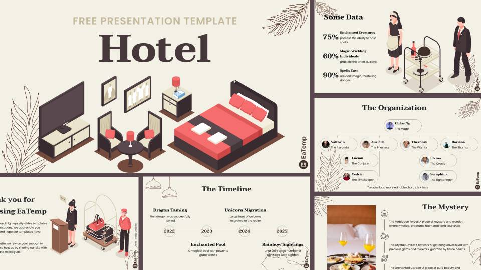 Hotel PPT Presentation Template & Google Slides Theme