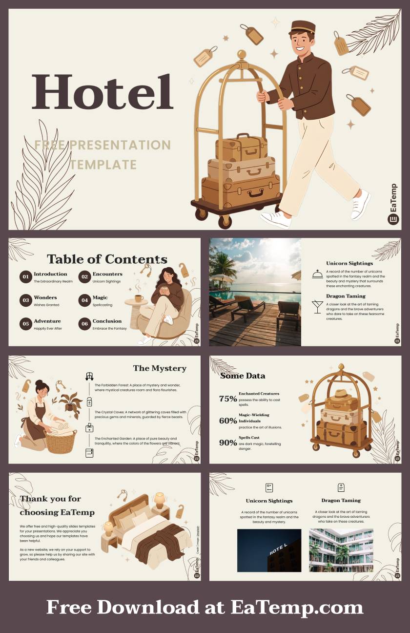 Hotel PPT Presentation Template