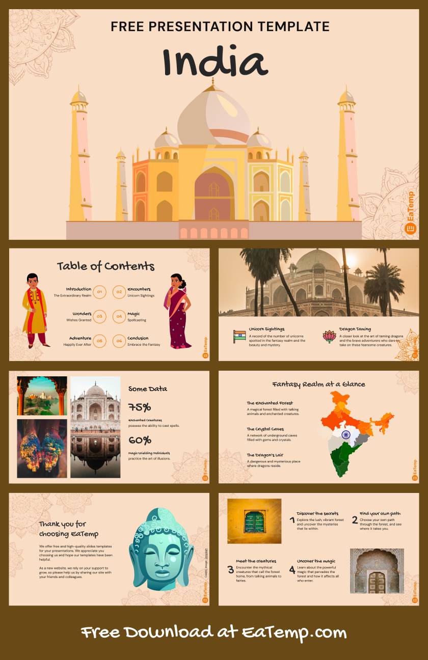 India PowerPoint Presentation Template