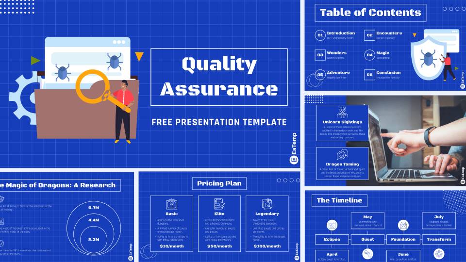 Assurance PPT Presentation Template & Google Slides Theme