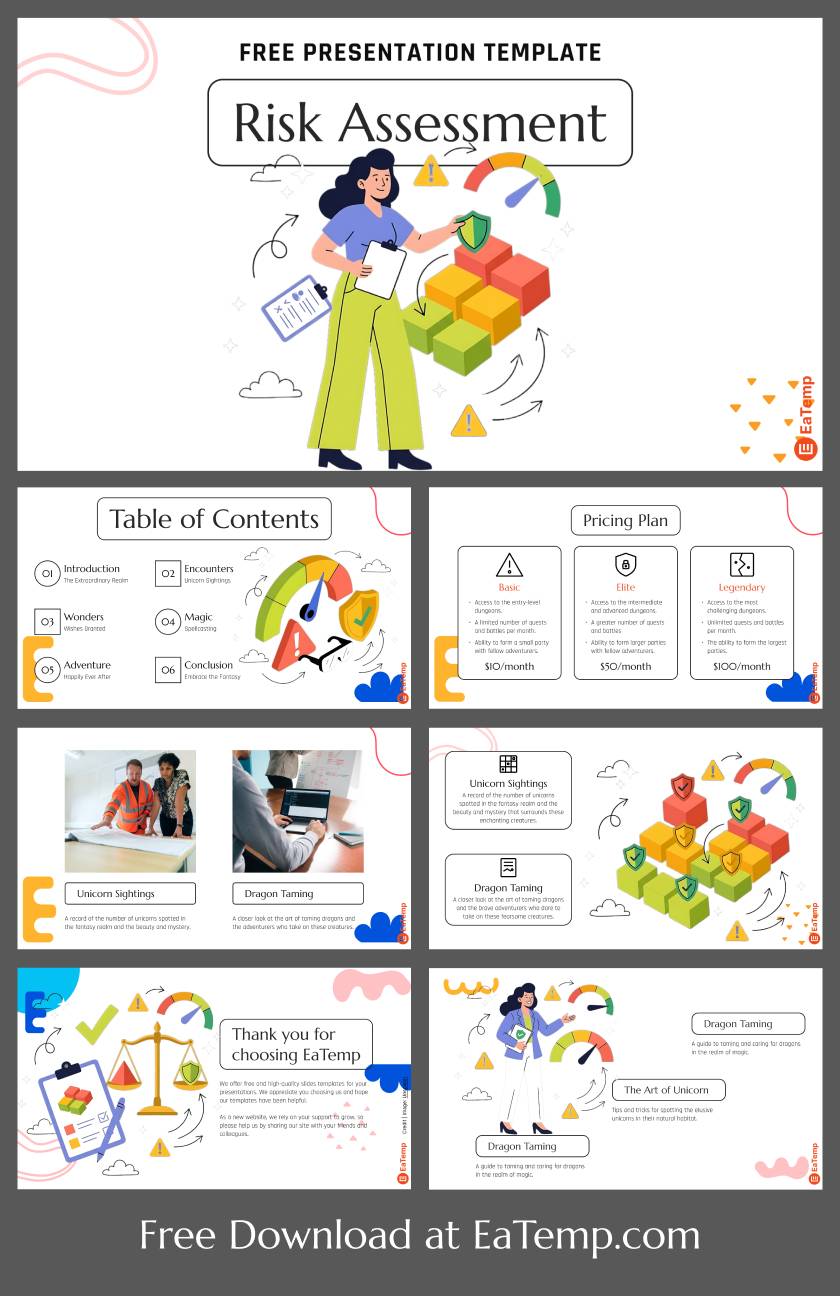 Risk Assessment 13 Risk Assessment PowerPoint Presentation Template