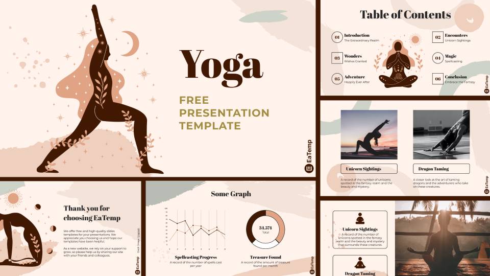 Yoga PPT Presentation Template & Google Slides Theme