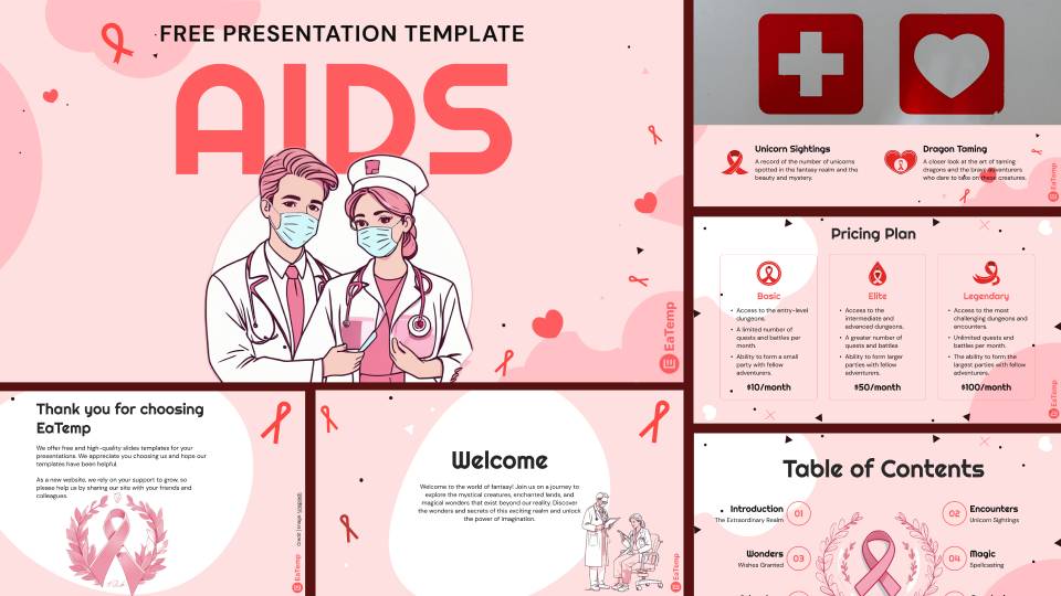 AIDS PPT Presentation Template & Google Slides Theme