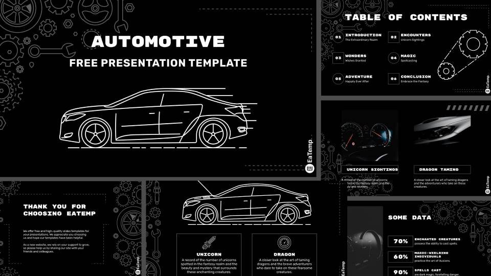Automotive PowerPoint Template & Google Slides Theme