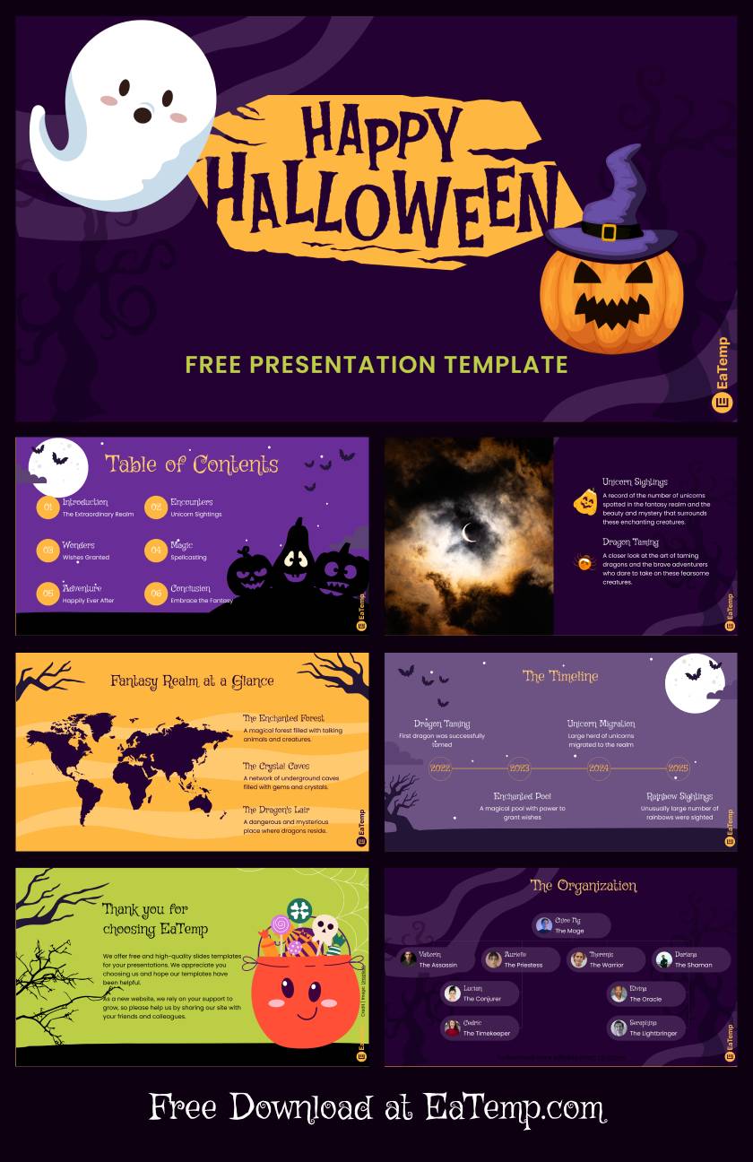 Halloween PowerPoint Presentation Template