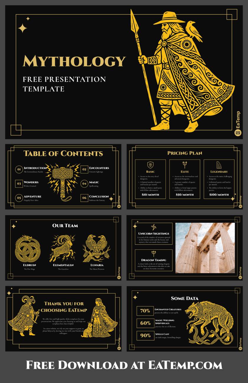 Mythology PowerPoint Presentation Template