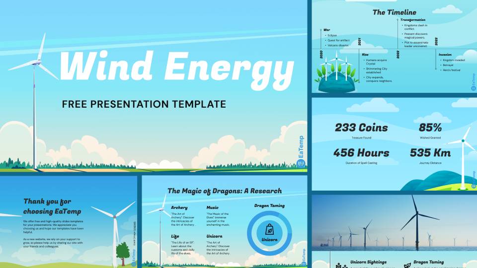 Wind Energy PPT Presentation Template & Google Slides Theme