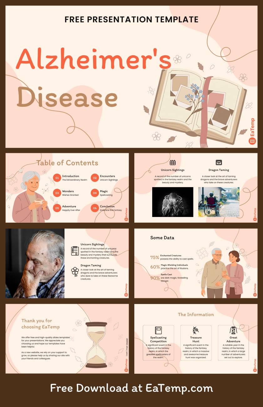 Alzheimers Disease PowerPoint Presentation Template
