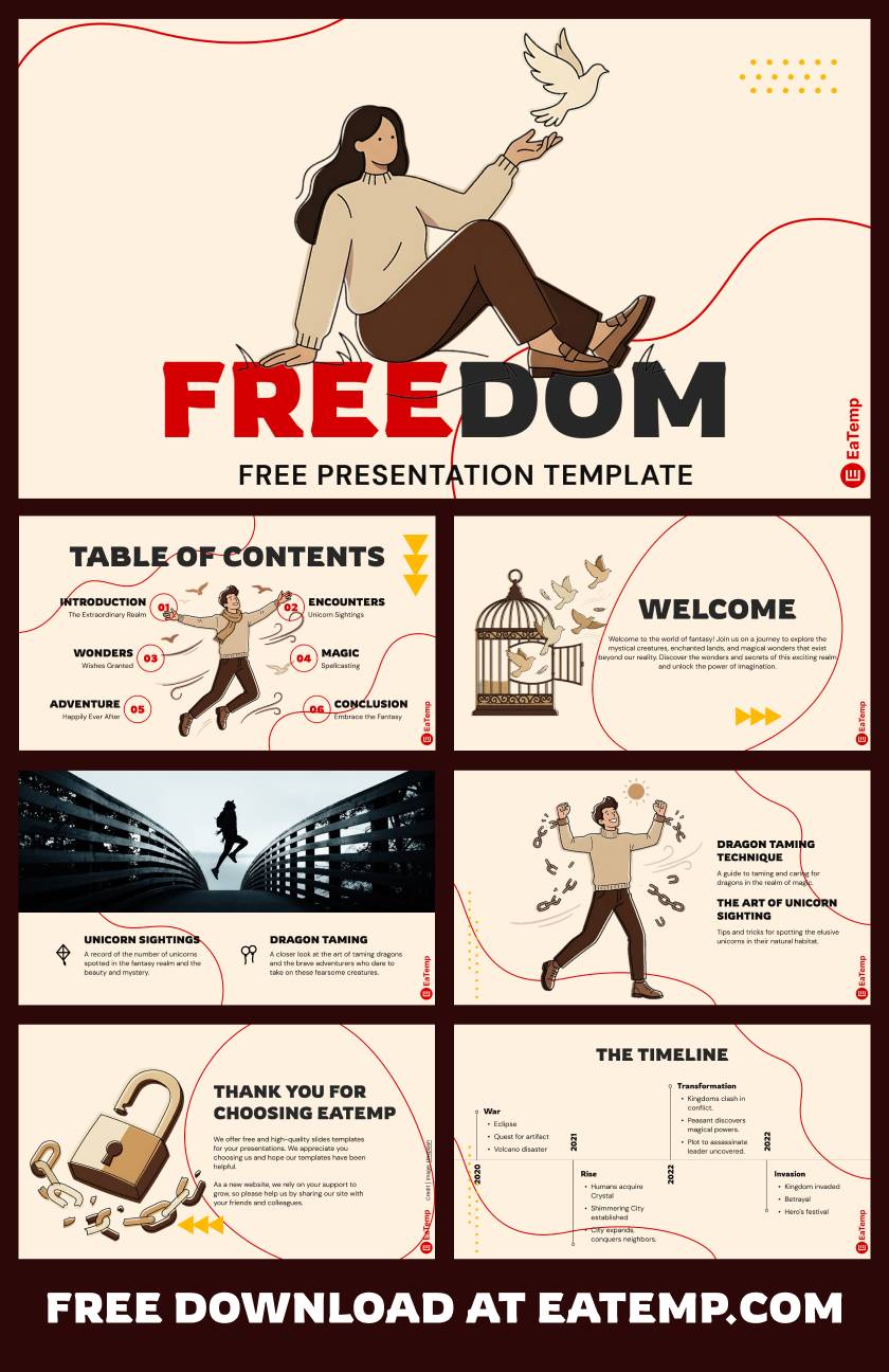 Freedom PowerPoint Presentation Template