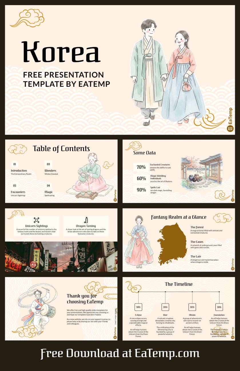 Korea PowerPoint Presentation Template