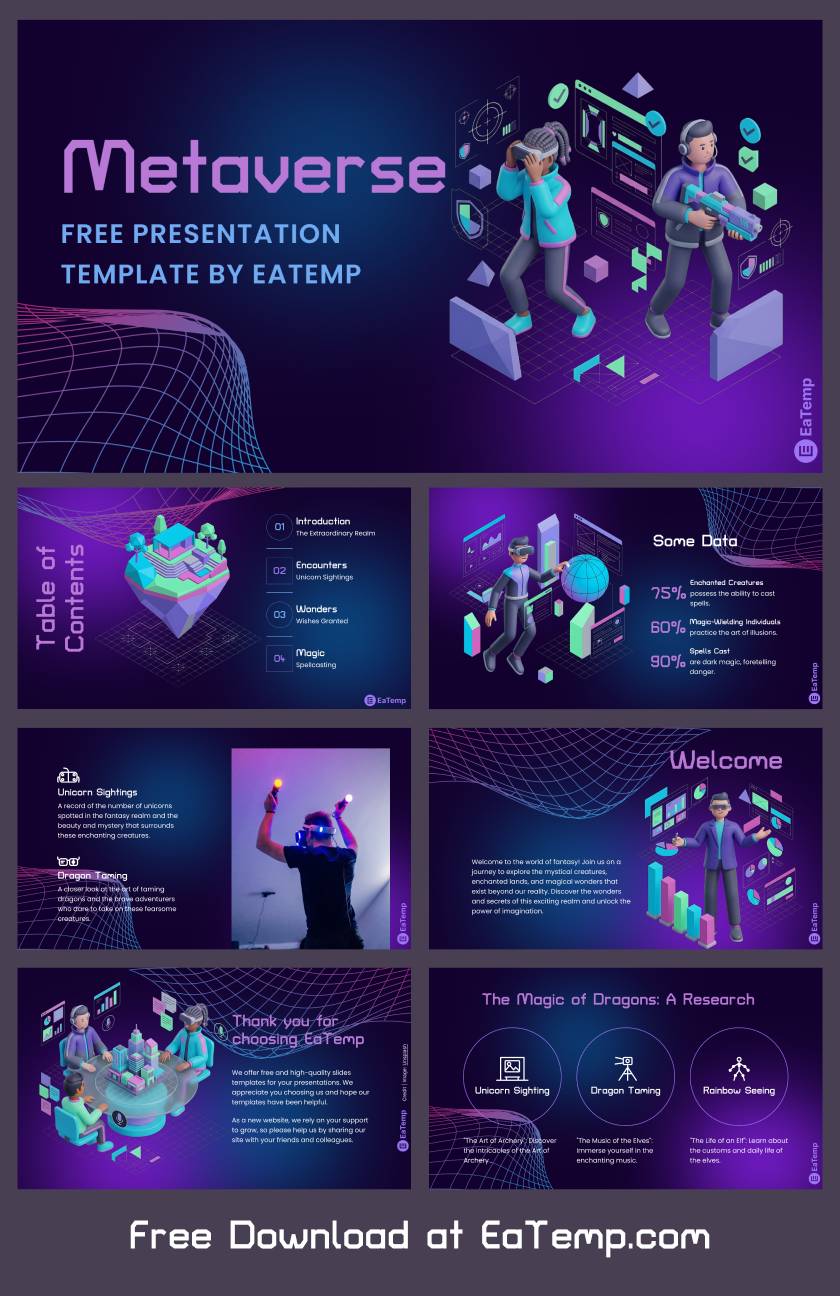 Metaverse PowerPoint Presentation Template