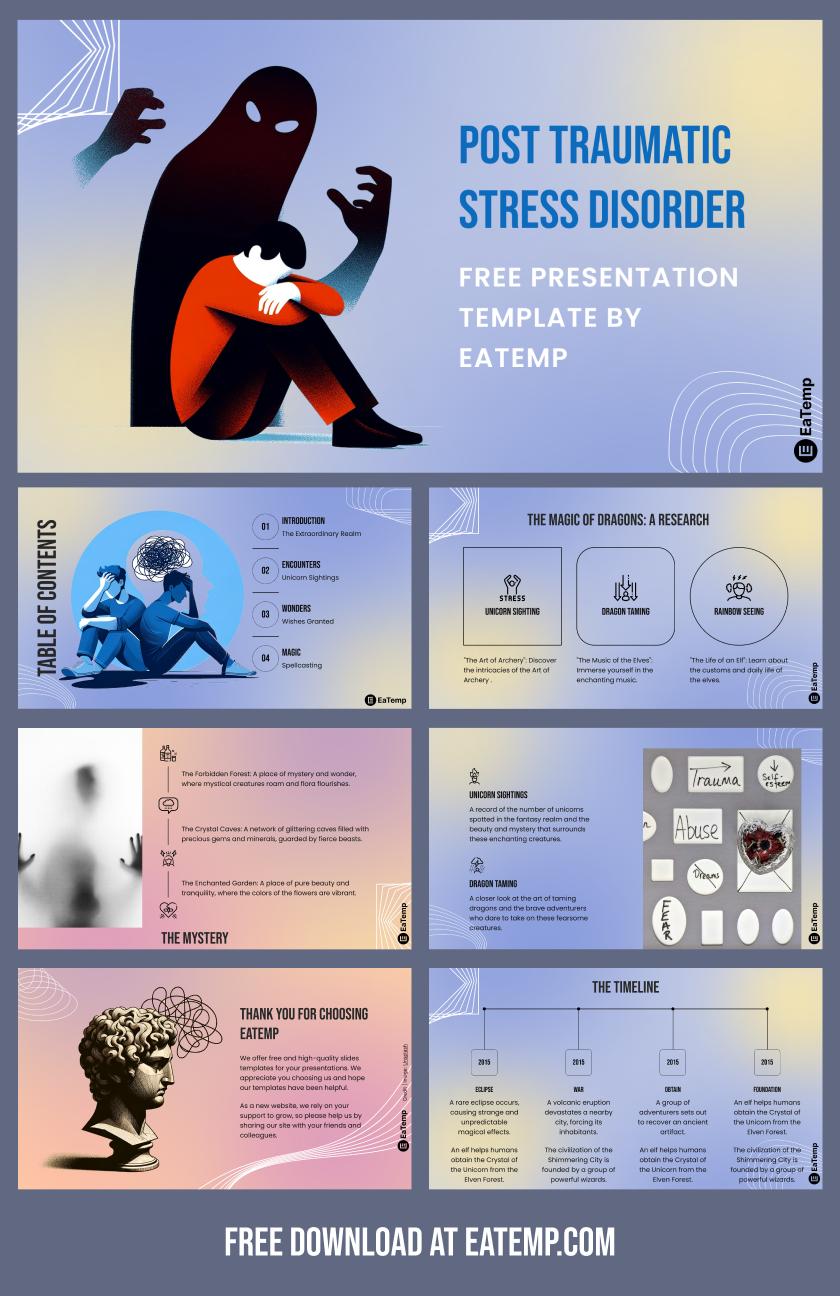 Post Traumatic Stress Disorder PowerPoint Presentation Template ...