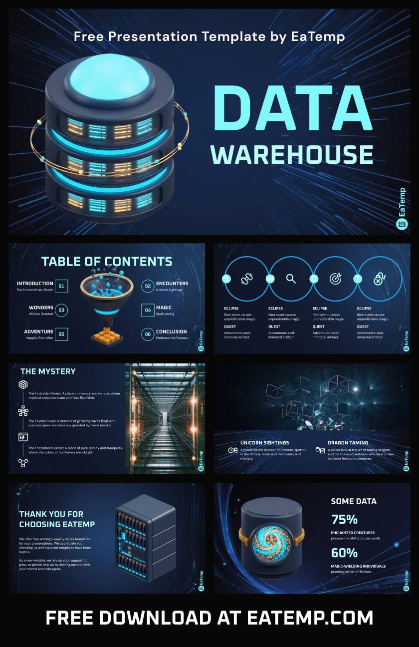 Data Warehouse PowerPoint Presentation Template