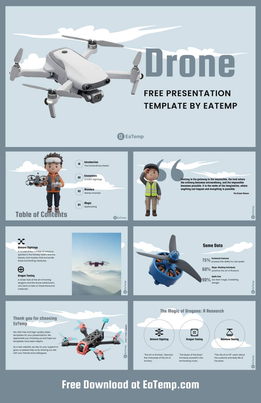 Drone PowerPoint Presentation Template