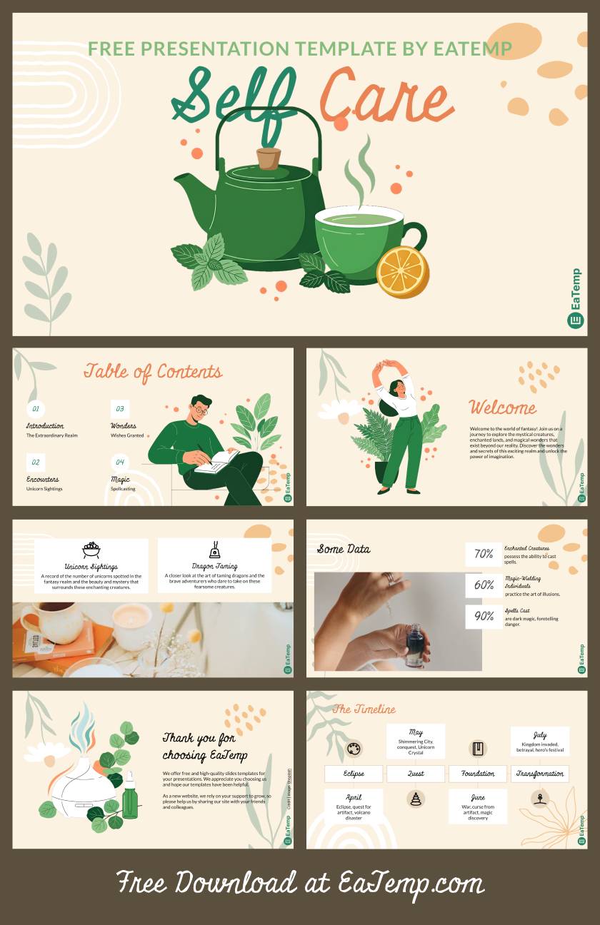 Self Care PowerPoint Presentation Template