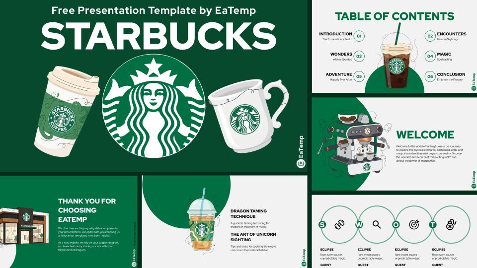 Starbucks 8 Starbucks PowerPoint Presentation Template