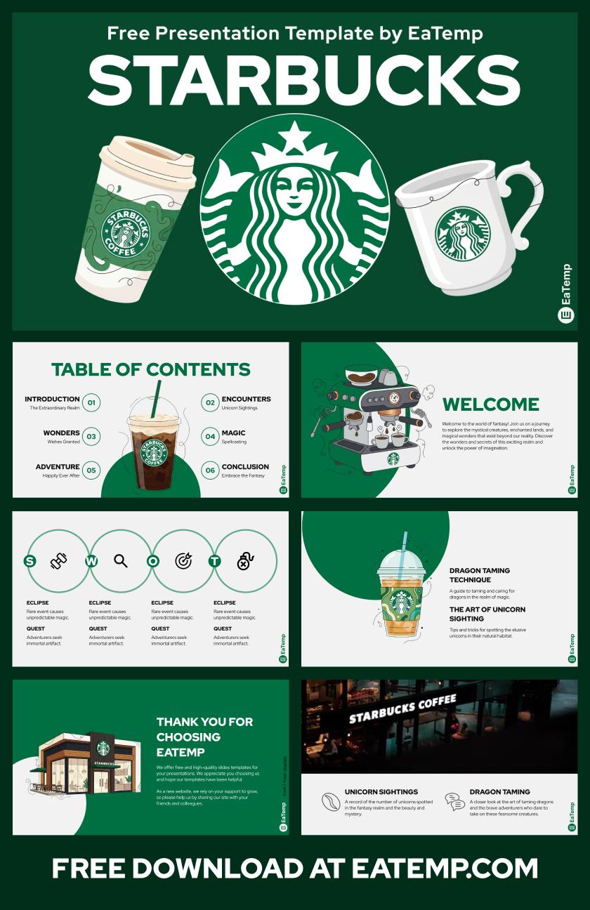 Starbucks PowerPoint Presentation Template