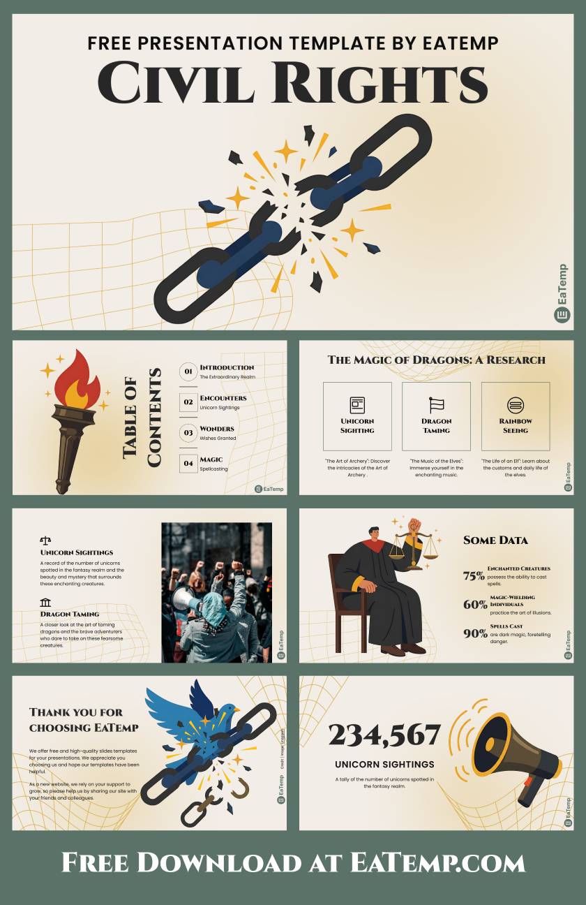 Civil Rights PowerPoint Presentation Template